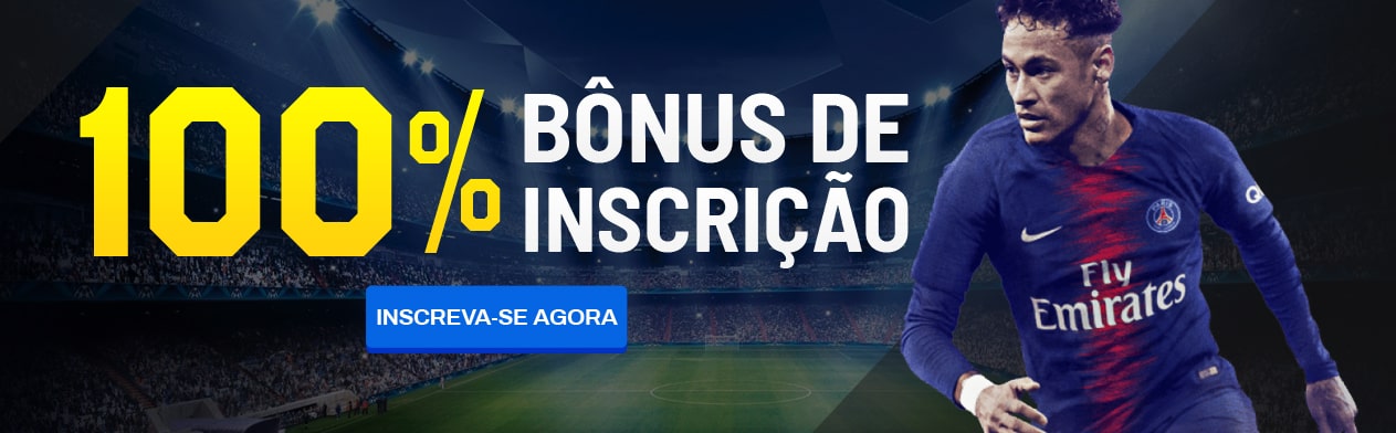 Bônus de inscrição de 100%